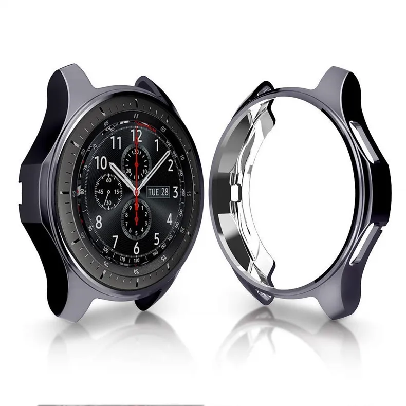 gray Для samsung Galaxy Watch 46 мм 42 мм ТПУ тонкий защитный чехол для смарт-часов для samsung gear S3 Frontier защитный чехол - Цвет: gray