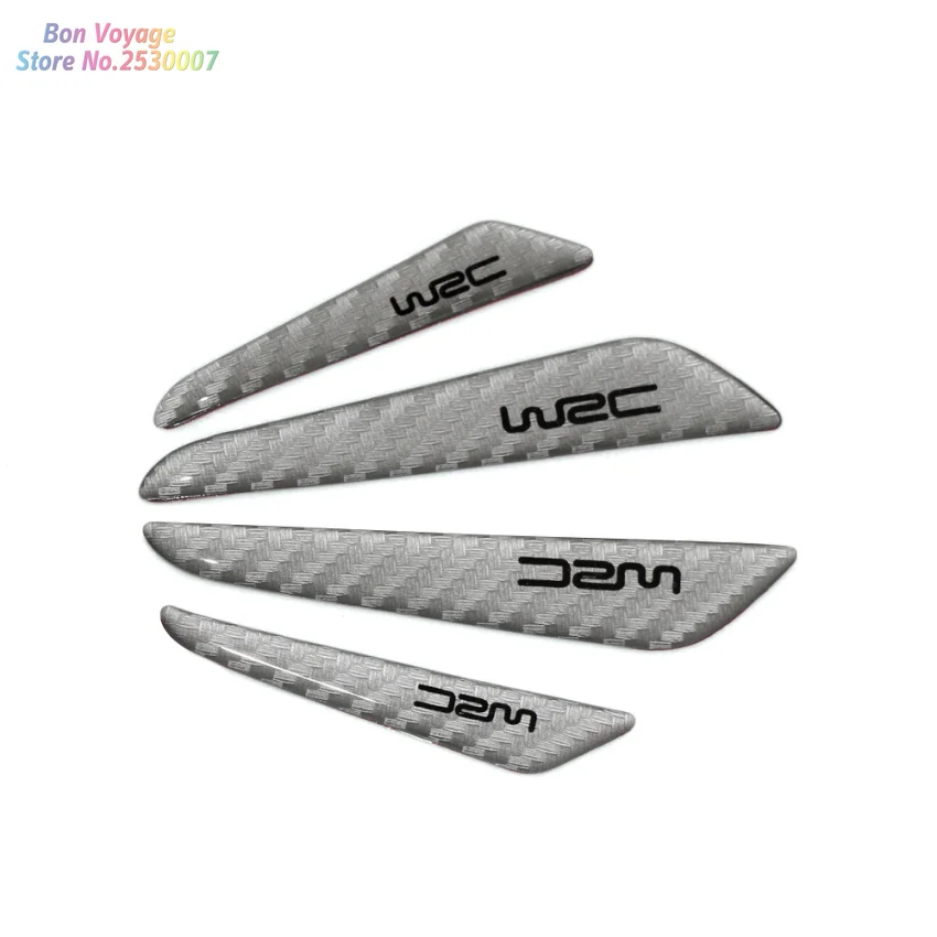 Автомобильный Стайлинг WRC углеродное волокно для защиты от столкновений чехол