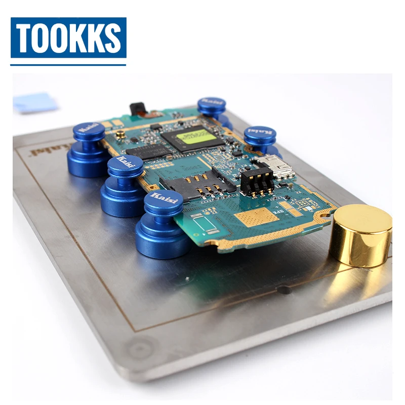 DIY Универсальный держатель PCB монтажная плата тиски Магнитный материнская