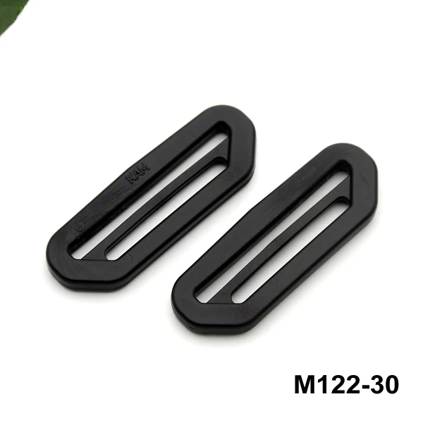

100 шт HLD/M122-30mm черный ремешок Пряжка пластиковая Регулируемая пряжка слайдер Пряжка для сумки бесплатная доставка