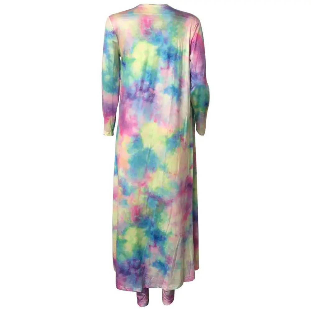 Женский комплект одежды и брюк карандаш летний из двух предметов с принтом