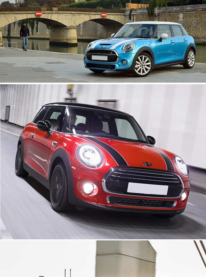 Автомобильный Стайлинг для MINI COOPER F55 F56, чехол с цветочным рисунком, модификация двигателя, тяга, наклейка на двигатель, ралли, наклейка s, автомобильный стиль