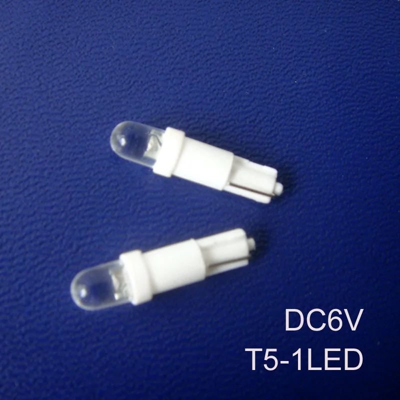 

High quality 6V 6.3V T5 led Instrument lights,led w3w wedge Warning light Signal light,Indicator Lamp free shipping 20pcs/lot