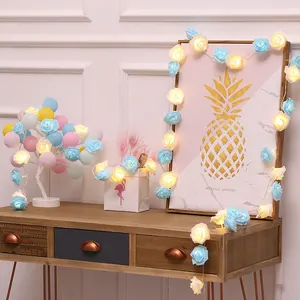 Светодиодная гирлянда на батарейках, 1,5 м, 3 м, 5 м