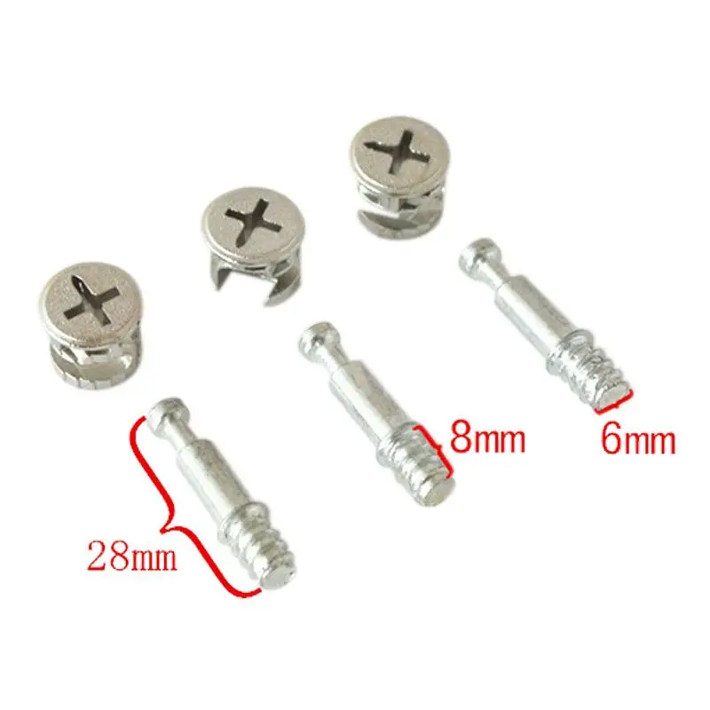10 шт. мебельные шурупы фитинг крышка гайки соединительные болты разъем для шкафа