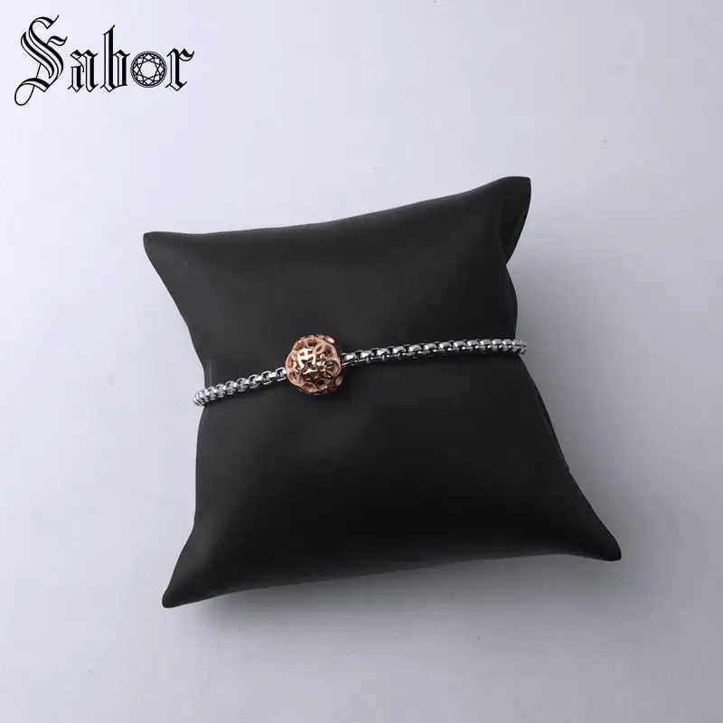 Женские бусины с орнаментом сделай сам Роза 2020 модное посеребренное ювелирное