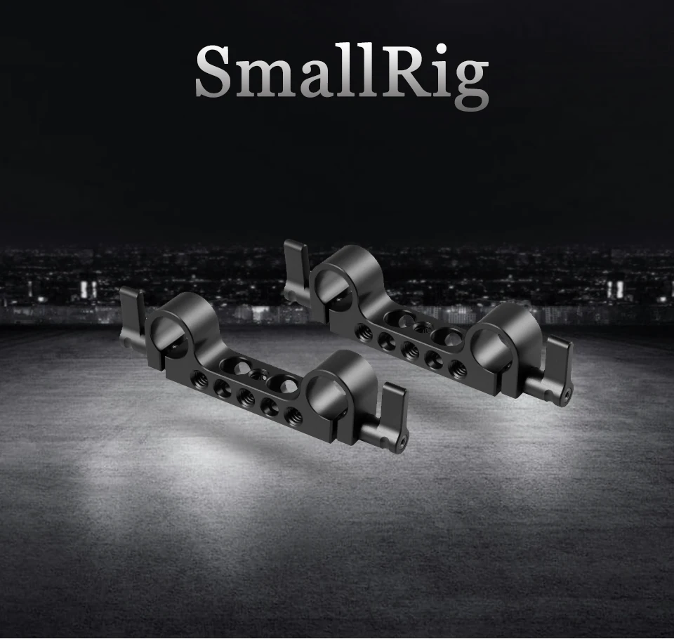 SmallRig 2 шт. легкий двойной 15 мм LWS Род зажим Railblock для Камера 15 мм Rail Поддержка Системы для последующей фокус
