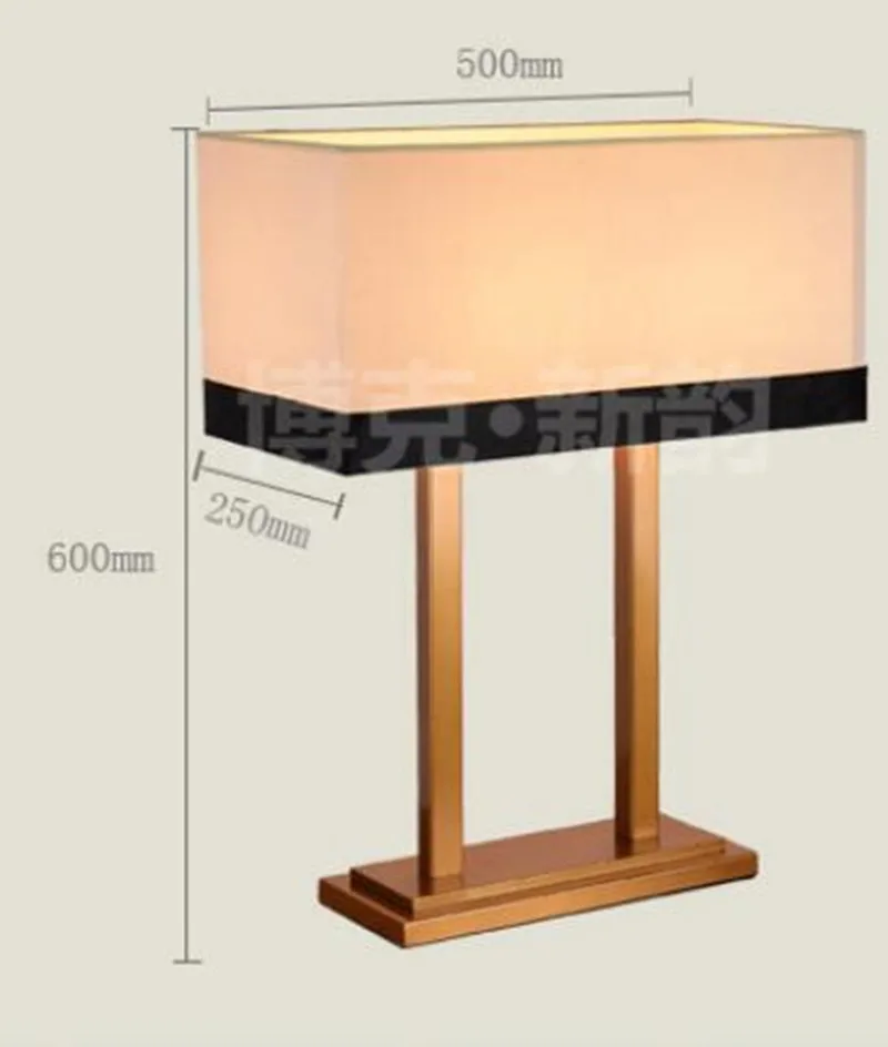 Классические китайские ретро тканевые железные настольные лампы для спальни E27