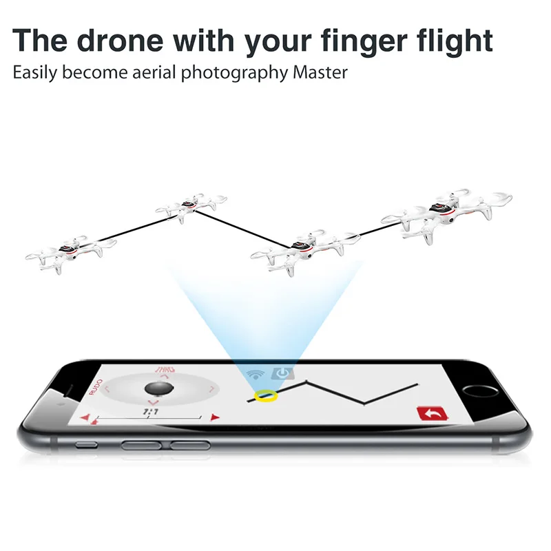 Syma X15W 4-канальный Wi-Fi FPV мобильное приложение управления Квадрокоптер с камерой