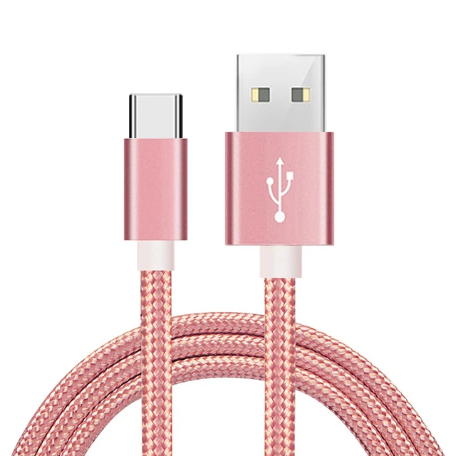SUPTEC 2 м 3 м Micro USB кабель 2A Быстрая зарядка данных кабель для зарядки для Android samsung S6 S7 Edge Xiaomi huawei MP3 Microusb шнур - Цвет: Rose gold