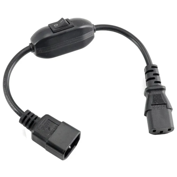 Удлинительный шнур питания IEC 320 C13 Female C14 Male с 10 А выключателем кабель адаптера Fr PDU
