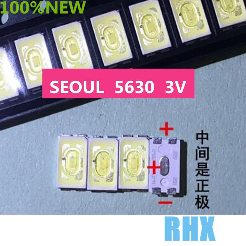 300 шт./лот для Сеульского ТВ SMD 5630 подсветка 0 5 Вт 3В диоды новая импортная