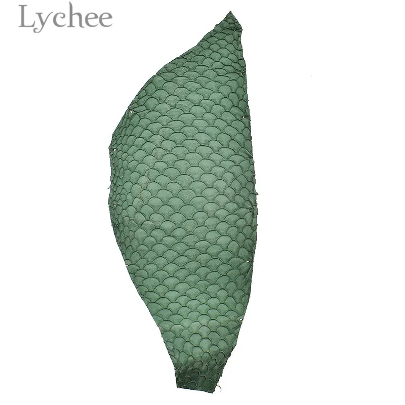 5 Lychee Genuine Fish Skin Leather Piece Multicolor Leahter Fabric DIY Sewing Material For Shoes Handbags - Цвет: 5