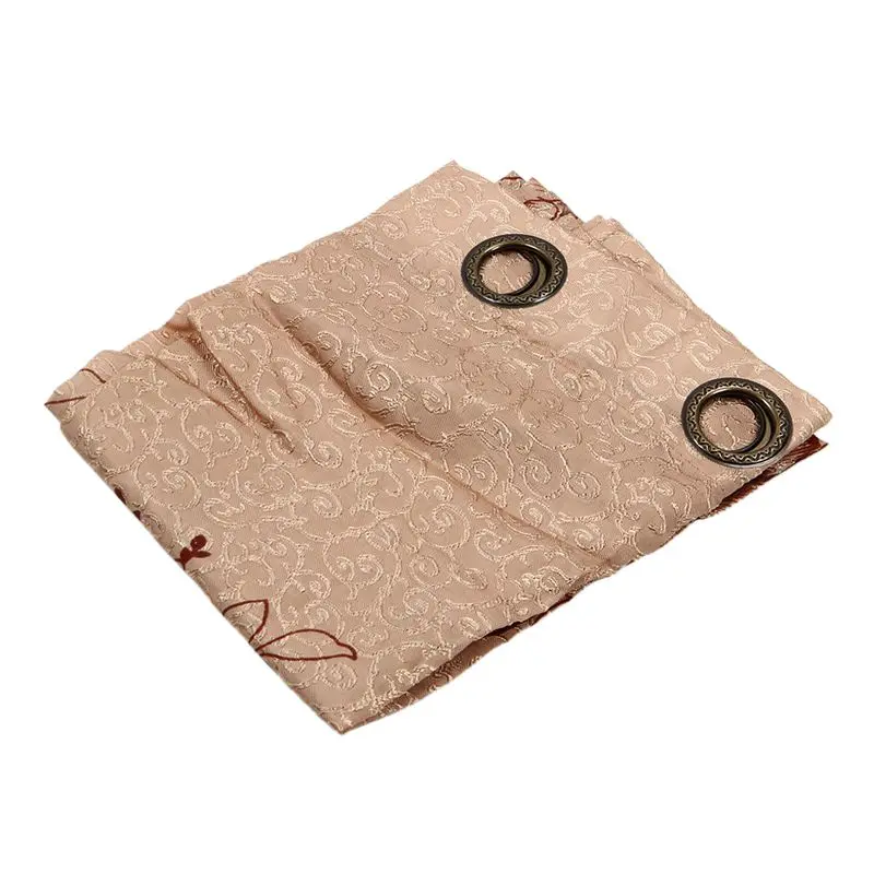 Топ! модные современные цветочные тюлевые занавески для гостиной коричневого