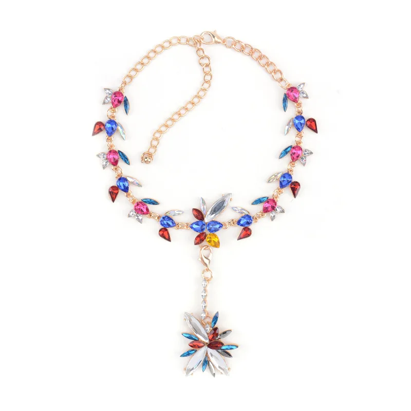 

Elegant Crystal Wrap Choker 2017 Gothic Rhinestone Chokers Necklace for Women Statement Necklaces Christmas Gifts
