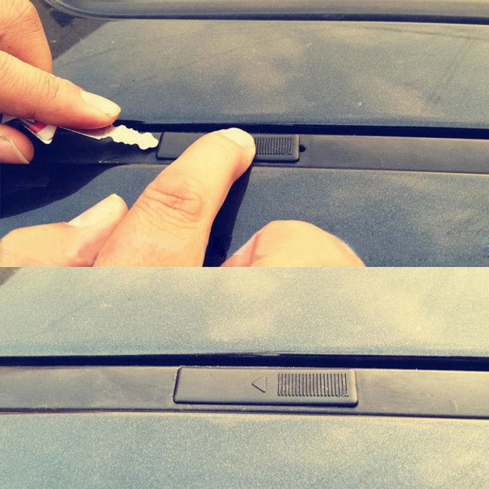 4 шт. Черный Автомобильный зажим на крышу направляющей стойка молдинг сменная