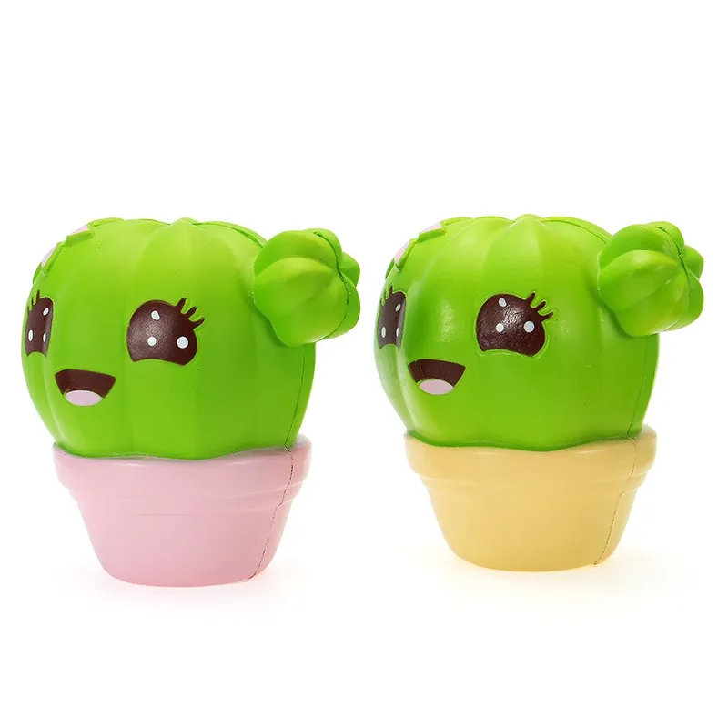 2 цвета Новый Xinda Squishys кактус завод 11 см мягкий медленно растет с упаковочной