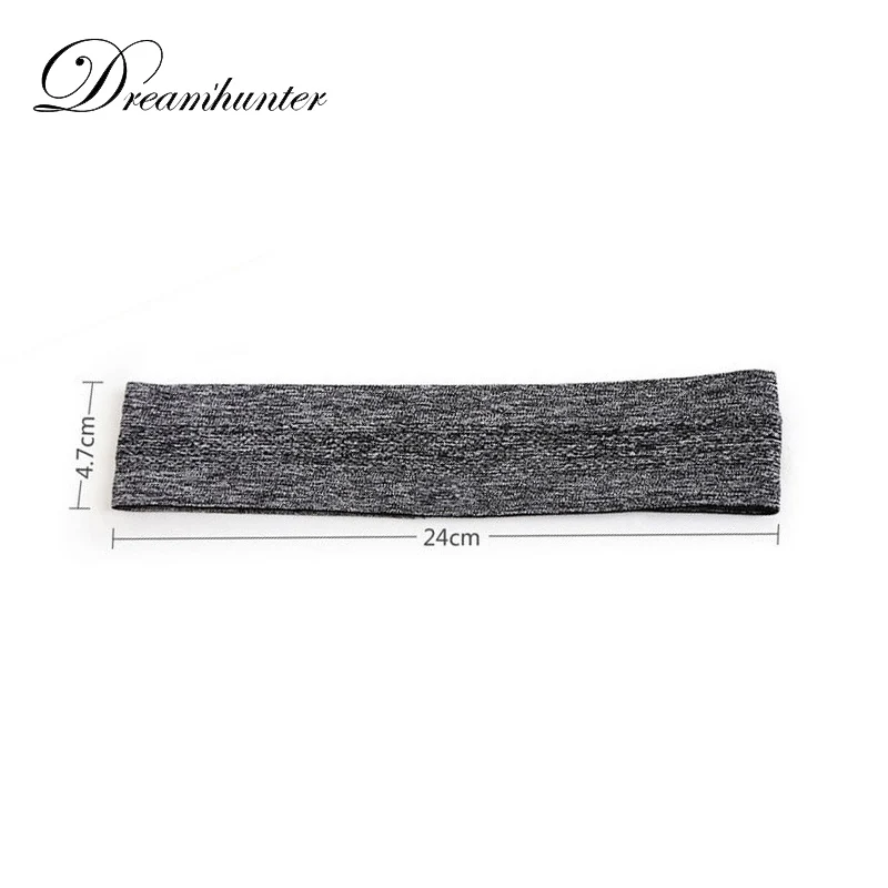 Повязка для волос Sweat Band Turban Sport Hair Bands Yoga Pilates Gym Running для мужчин, женщин и девочек, головной повязки с силиконовым антибактериальным эластичным покрытием.