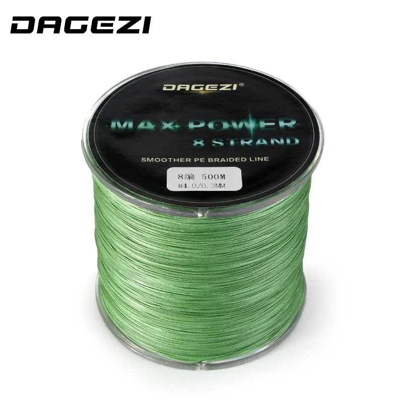 Леска рыболовная плетеная из ПЭ 8 нитей 500 м | Спорт и развлечения