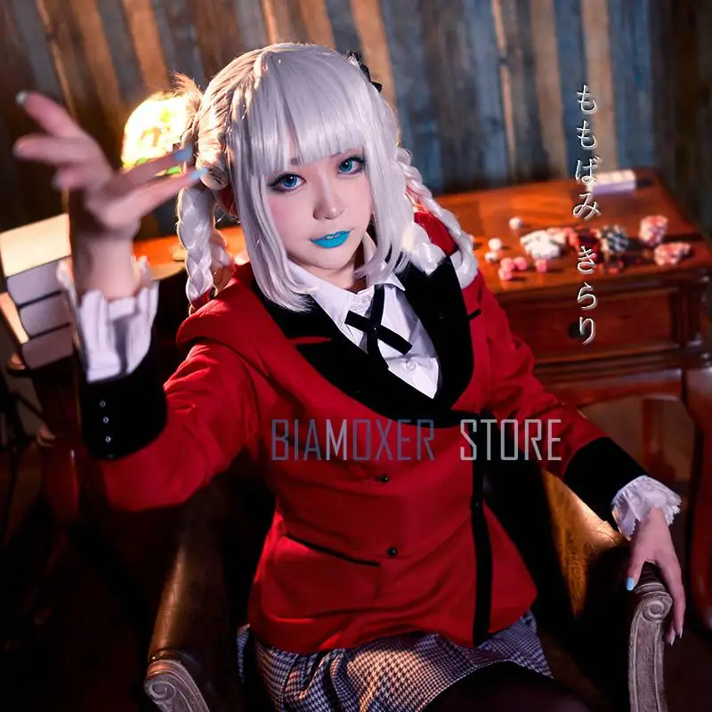 Kakegurui компульсивный игрок Jabami Yumeko Igarashi Sayaka маскарадные костюмы школьная форма