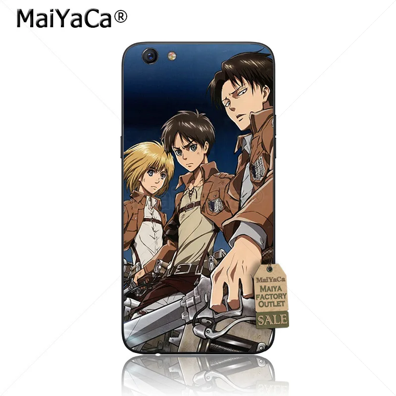 Классический чехол MaiYaCa из аниме атака на Титанов аксессуары для телефона OPPO R9s R11