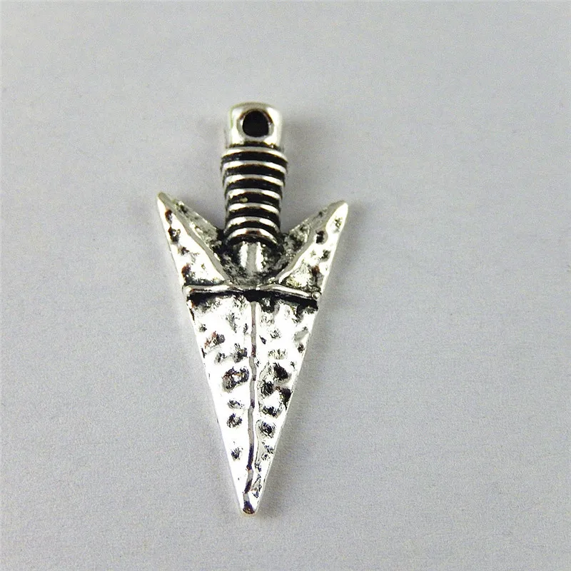 10 шт./лот винтажная форма меча ожерелье из цинкового сплава кулон мужской подарок