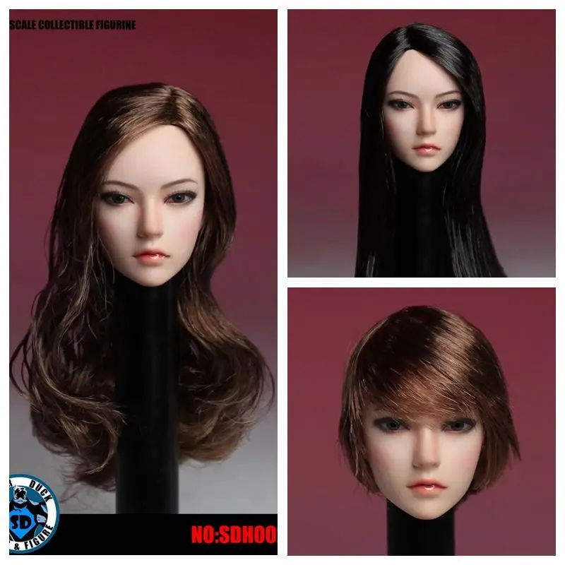 

1/6 scale female figure European woman head sculpt for 12" action figure doll accessories,not include body and other A0423