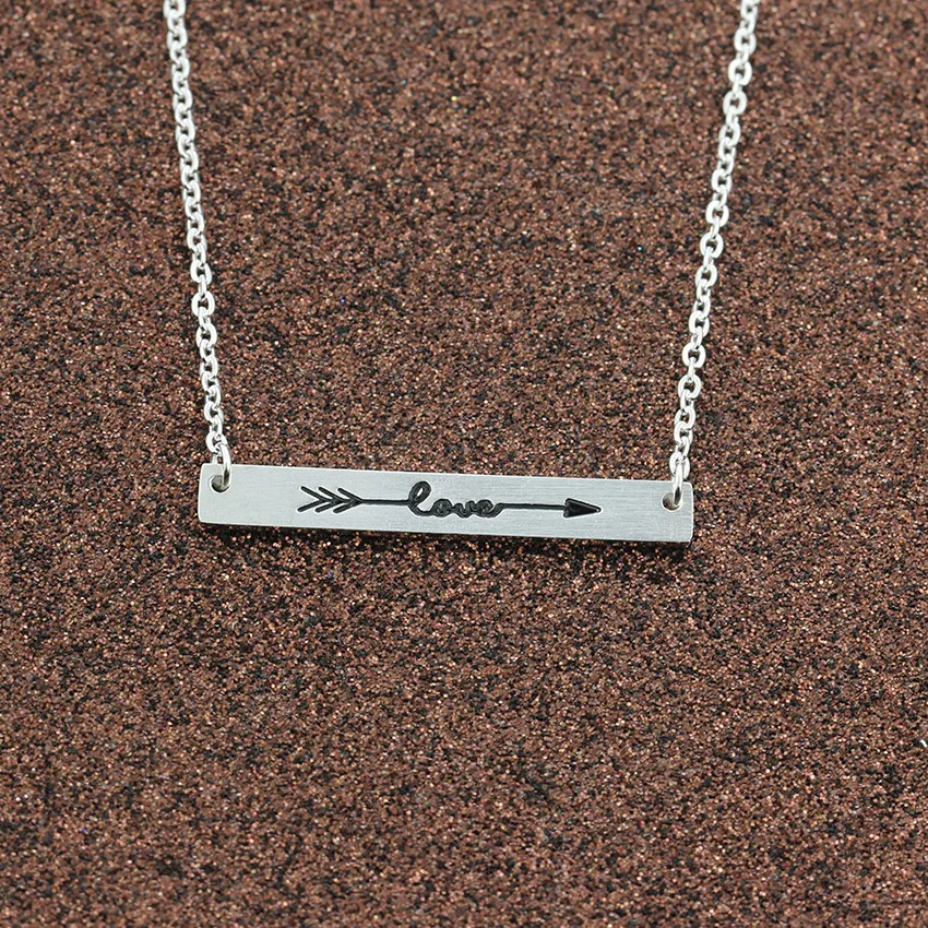 Великолепная сказка Lucky One Direction Arrow Цепочки и ожерелья Золото Цвет Модные