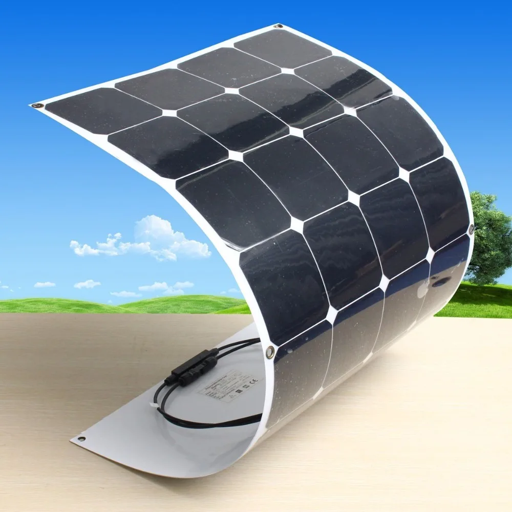 100 Вт 18 в солнечная панель 12 В зарядное устройство Гибкая |solar panel charger 12v|flexible solar