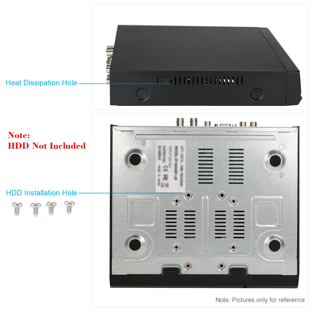 Цифровой видеорегистратор 1080P NVR AHD TVI CVI P2P облачная сеть Onvif цифровой для системы
