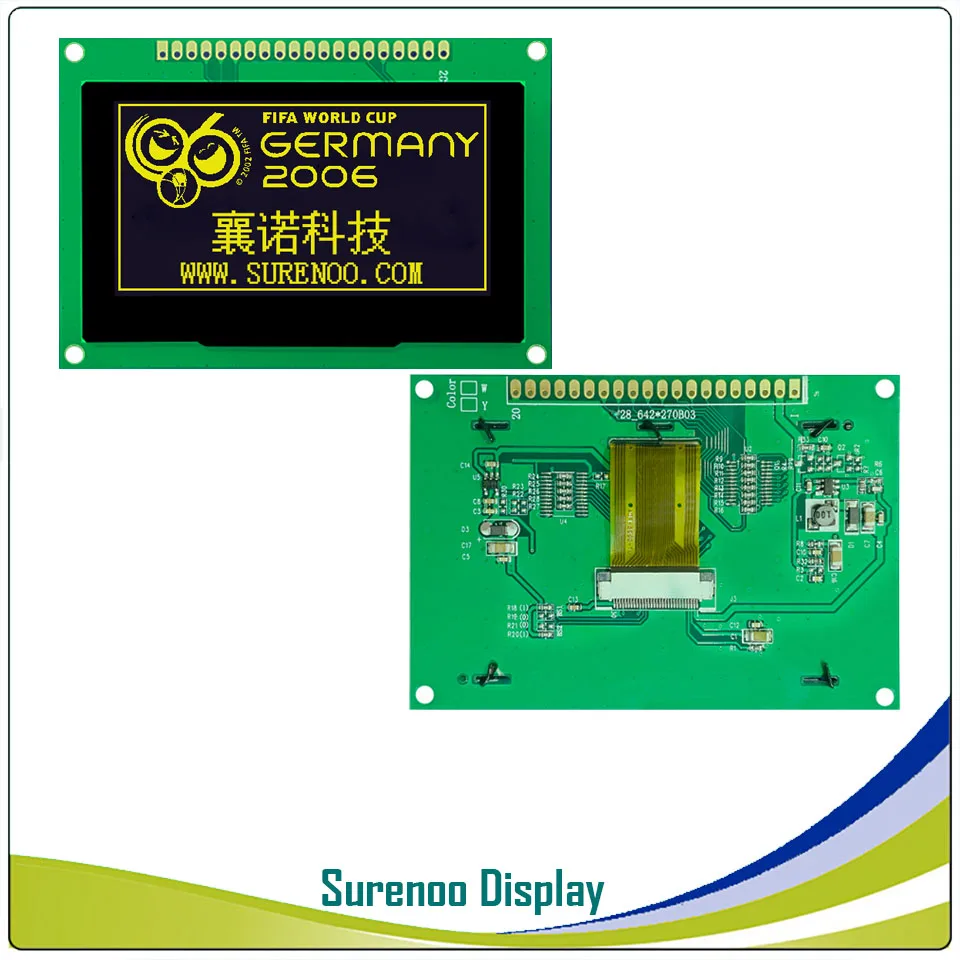 Реальный oled-дисплей, 2," 128*64 12864 Графический ЖК-модуль, экран LCM SSD1325, контроллер, Поддержка параллельного SPI