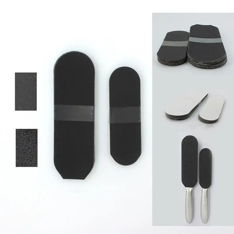 10 шт./упак. наждачная бумага для ног педикюра сменная напильников мозоль удаления