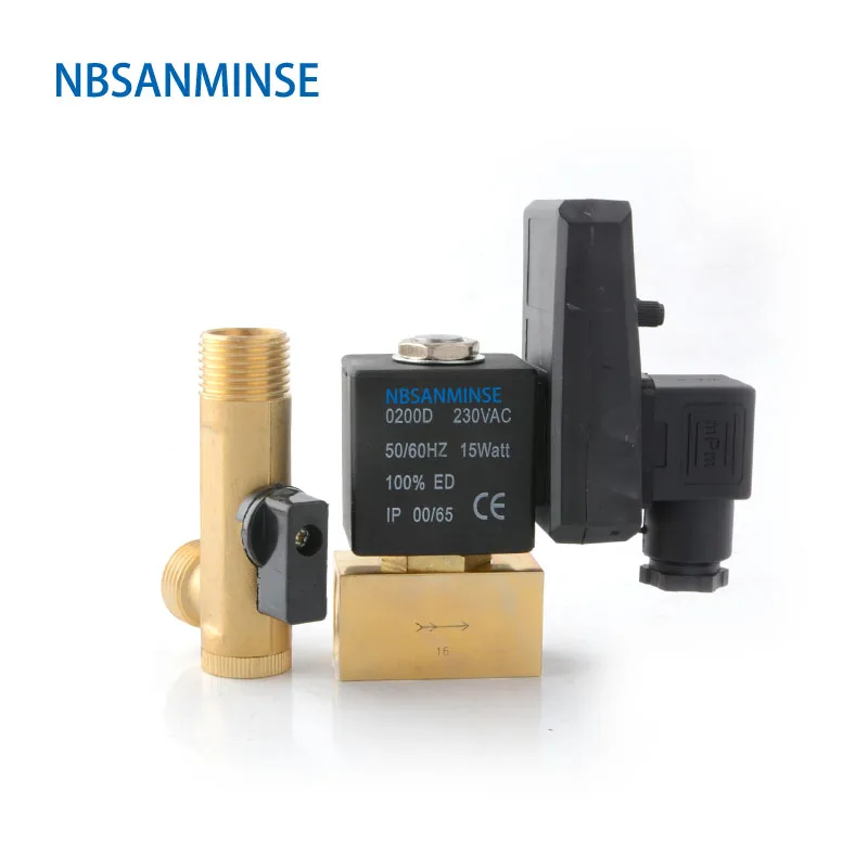 SR C 15 электронный сливной клапан G1/2 &quotвоздушный компрессор латунный DC24V AC220V 1.6Mpa