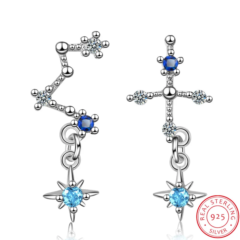 Punk Statement 925 Sterling Silver Earrings Hand Love Heart For Women Ear Studs Party Wedding Jewelry Pendientes | Украшения и