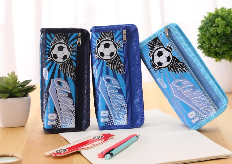 New boys large capacity Oxford Multifunctional Pencil Bag Durable Case Multi-Layer children student school Storage pouch | Канцтовары