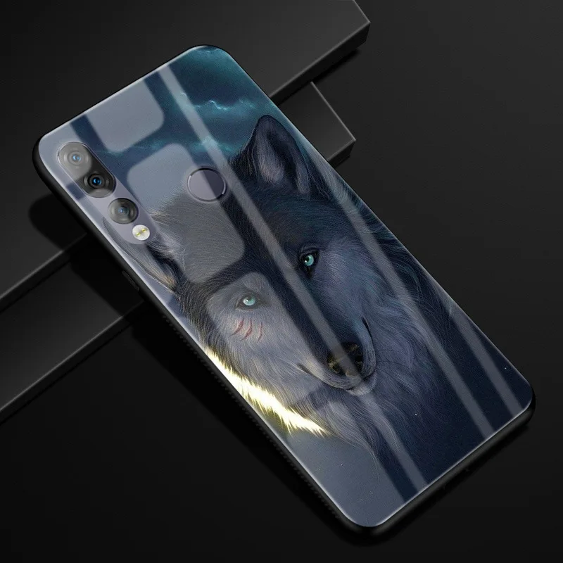 19 Для lenovo Z5S чехол 6,3 ''стекло Жесткий PC задняя крышка для lenovo Z5S чехлы для телефонов силикон бампер Coque для lenovo Z5s Z5 S Z 5S Capa - Цвет: 19