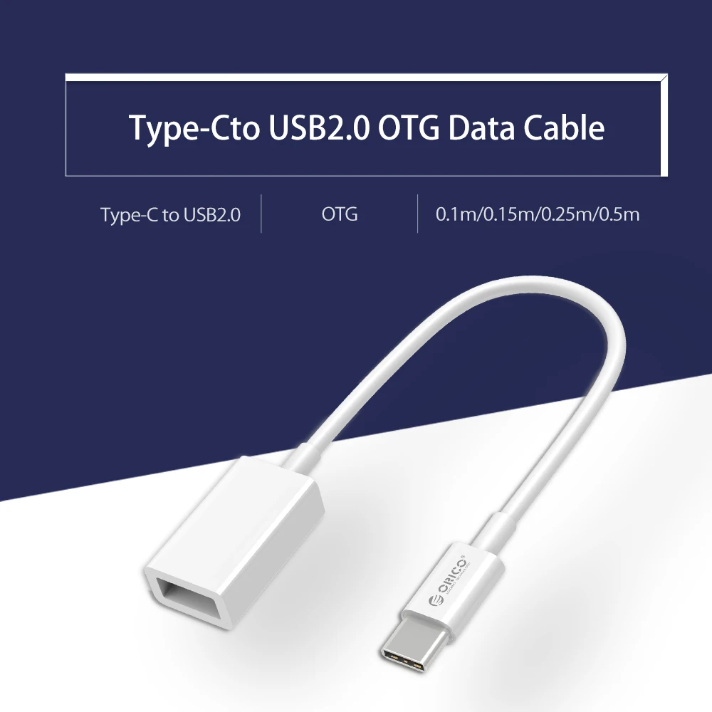 ORICO CT2 Тип с разъемами типа C и USB2.0 OTG Переходный кабель передачи данных для