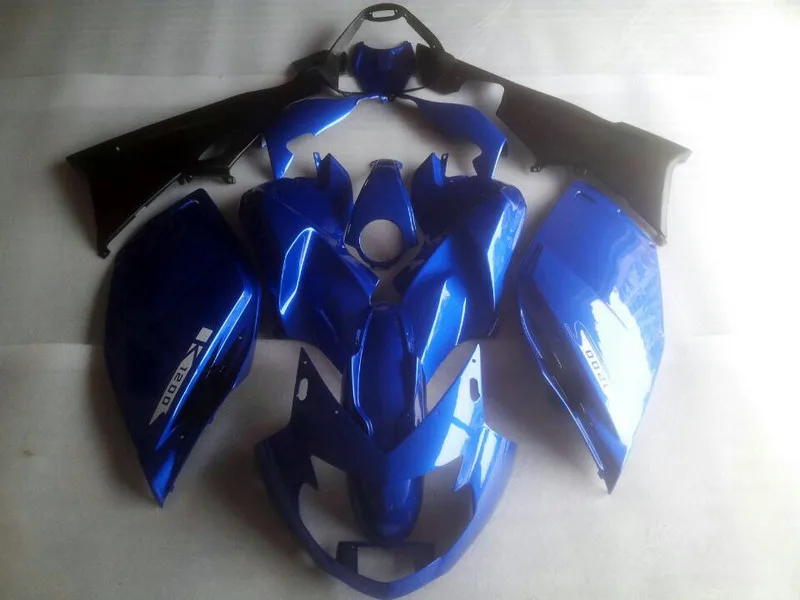 Набор обтекателей для мотоциклов BMW K1200S 05 06 07 08 K1200 S 2005 2006 2007 2008 ABS черно-голубые