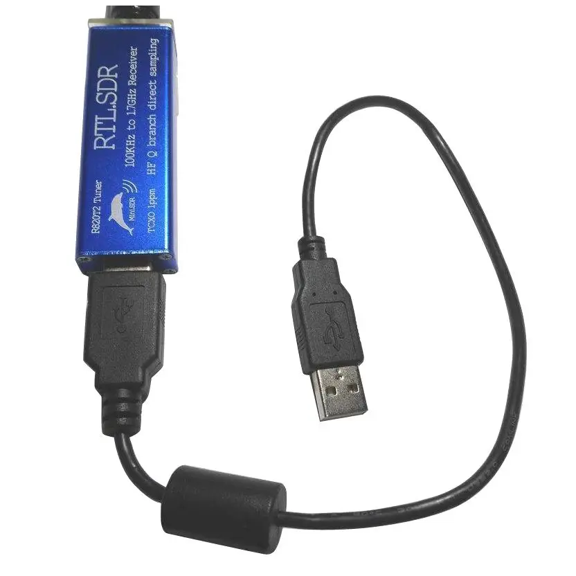 RTL. SDR 2832U + R820T2 0 1 МГц-1 7 ГГц TCXO ADSB UHF VHF HF FM USB тюнер приемник | Электроника