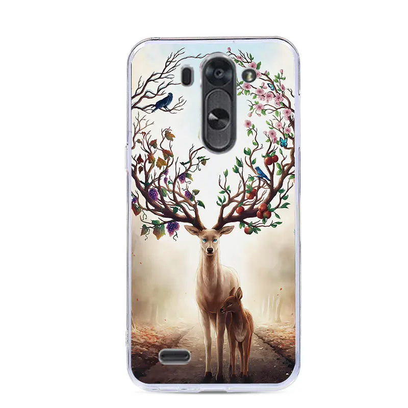 47 Lamo чехол цветной чехол для телефона с принтом для LG Optimus G3S S G3 Mini G3 Beat D728 5 ''D725 D722 D724 TPU чехол-накладка с мультяшным рисунком - Цвет: 47