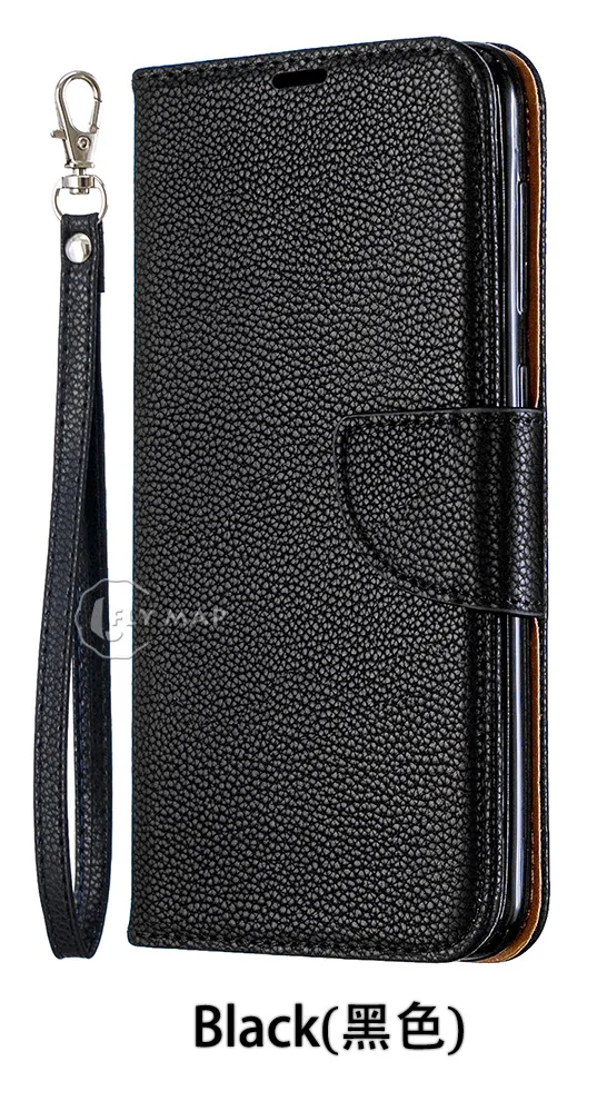 Black Чехол с откидной крышкой для samsung Galaxy A6 A600 A600FN A600FN/DS кошелек кожаный чехол для телефона с 600 SM-A600FN SM-A600FN/DS силиконовый чехол - Цвет: Black