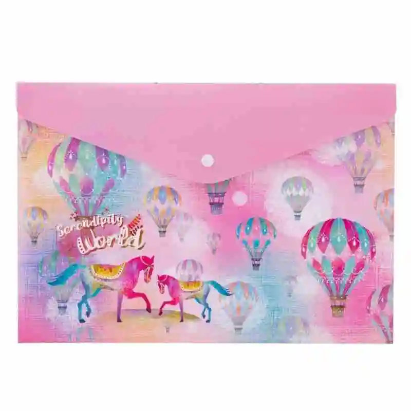 Deli Сумка для документов школьная кавайная мультяшная стационарная сумка офисная