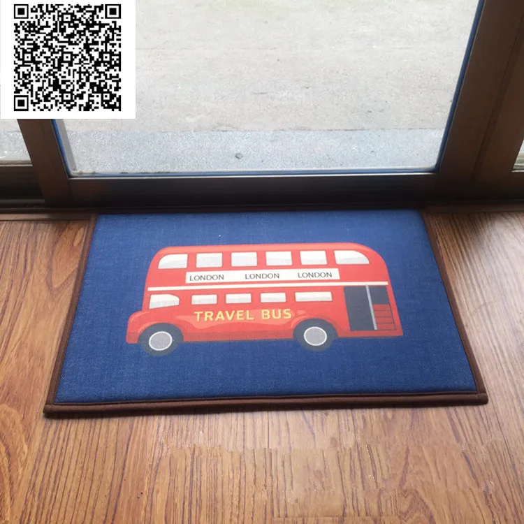 40*60 см прямые продажи коврик с расцветкой под жирафа хлопок и лен + губка ПВХ