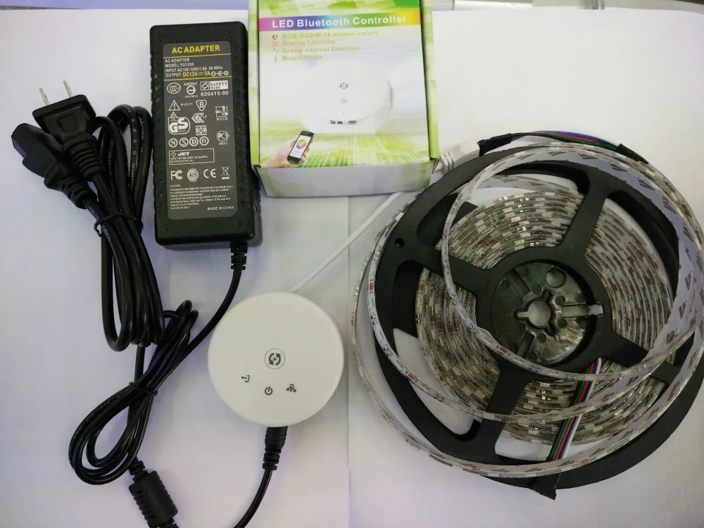 5 м 4 вида цветов в 1 светодиодный чип DC12V 12 мм PCB SMD 5050 RGBW Светодиодная лента RGB +
