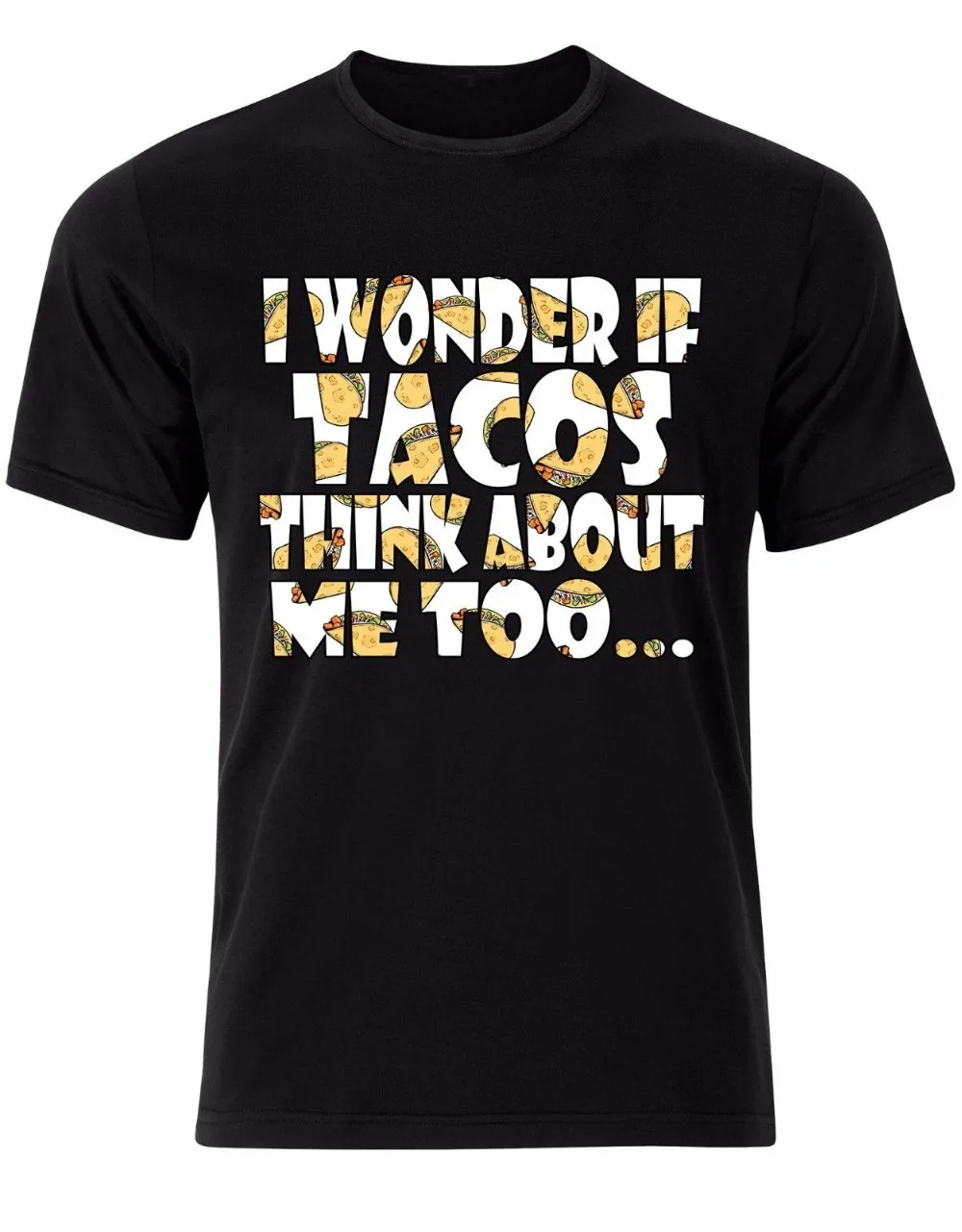 Высокое качество Футболки для девочек интересно если tacos думать о мне тоже funnyquote