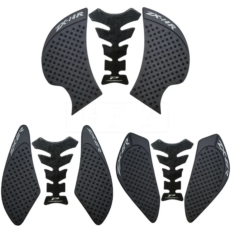Противоскользящие наклейки на бак для мотоцикла Kawasaki ZX14R 2006-2020 ZX6R 2007 2008-2017 2018 2019 2020