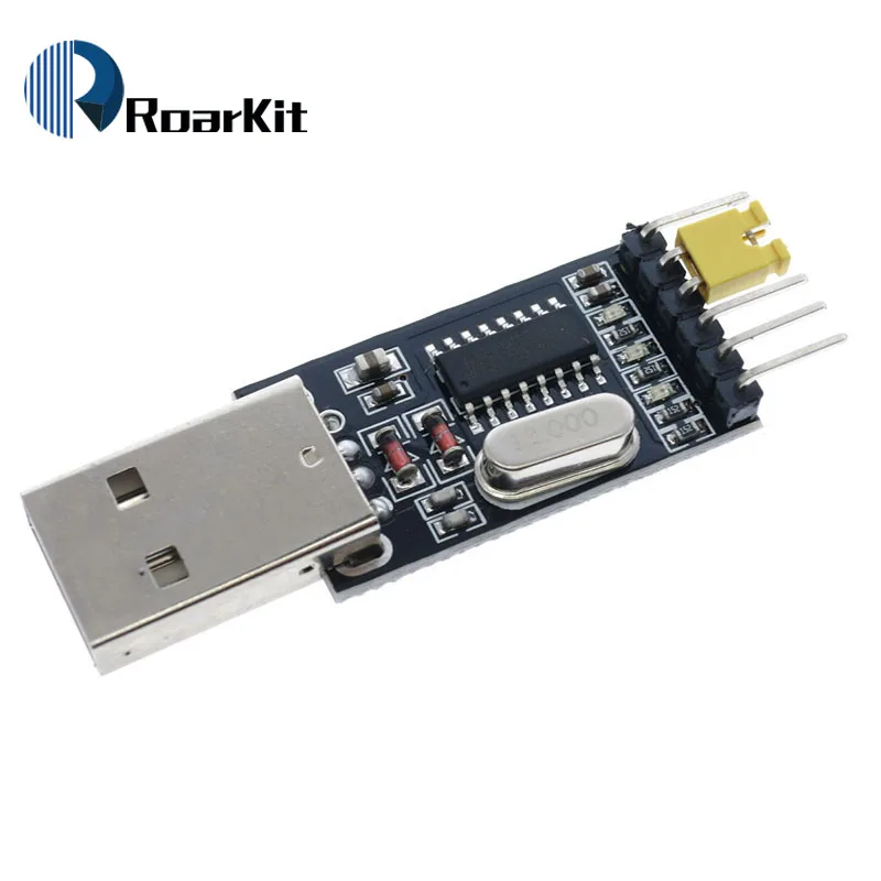 Фото Модуль CH340 с USB на TTL CH340G, небольшая пластина для щетки, плата микроконтроллера STC с USB на последовательный №1