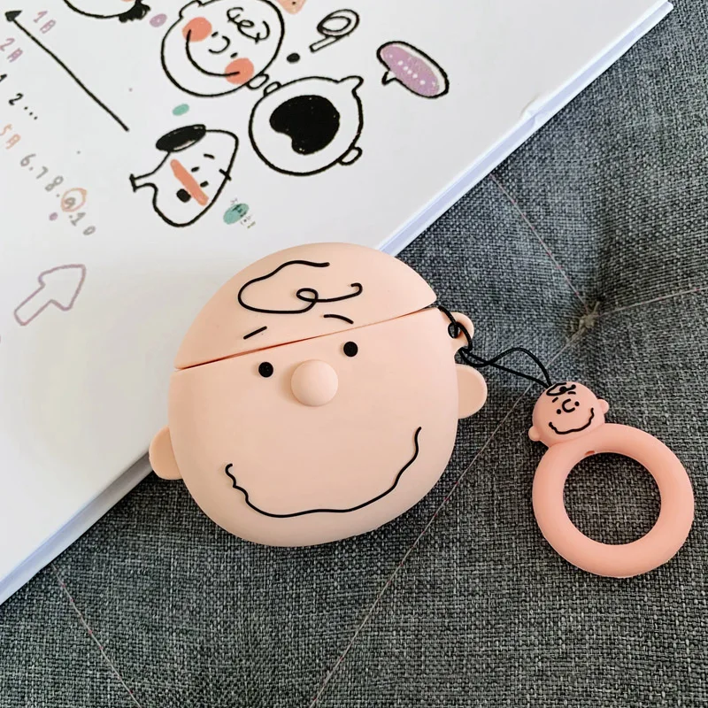 Забавный чехол с рисунком собаки для Airpods чехол милый силиконовый Bluetooth наушники защитный чехол Капа для Air pods аксессуары милая сумка
