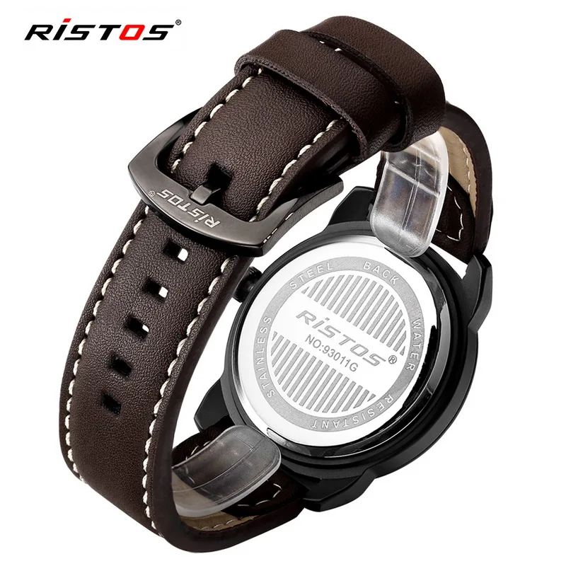 Reloj Hombre 2017 RISTOS модные Повседневное спортивные мужские часы Стиль Военная