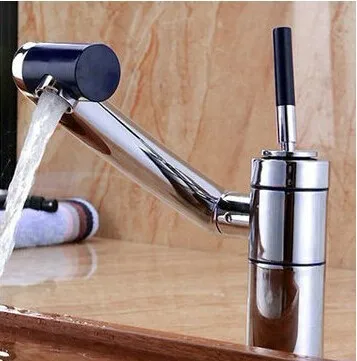 New высокого качества латунь материал хром горячей и холодной однорычажный